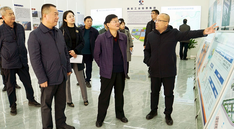 市人大财经委 常委会预算工委一行到MG不朽情缘集团泾河产业园调研座谈