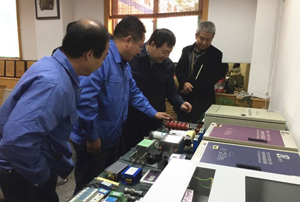 集团辅导金辉一行到西无二集团公司进行工作调研