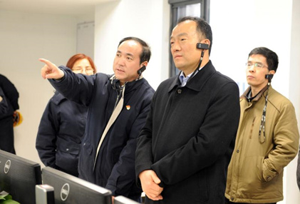 西安市副市长王勇一行光临陕鼓视察领导工作