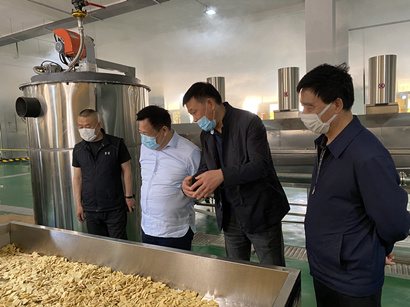 集团金辉同道带队赴太阳食品进行工作调研